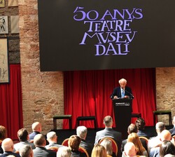 Intervención del presidente de la Fundación Gala-Salvador Dalí, Jordi Mercader