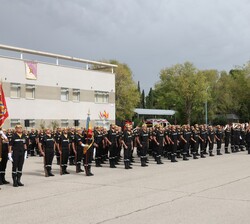 Su Majestad la Reina Doña Sofía pasa revista a la Fuerza