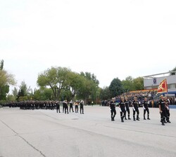 La Fuerza durante el desfile ante Su Majestad la Reina Doña Sofía