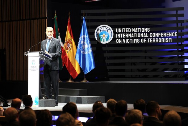 Intervención de Su Majestad el Rey en la Conferencia Internacional de Naciones Unidas sobre Víctimas del Terrorismo