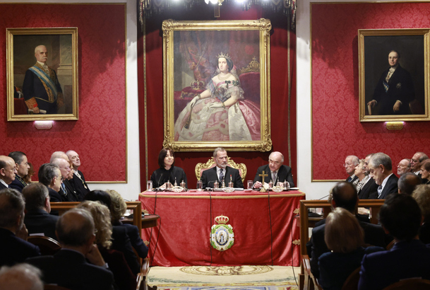 Vista general durante el acto de Apertura del Curso Académico de las Reales Academias