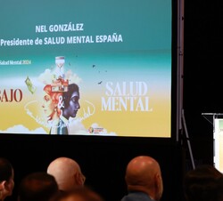 Intervención del presidente de la Confederación Salud Mental España, Nel González Zapico