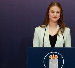 Su Alteza Real la Princesa de Asturias durante su intervención