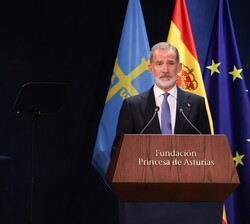 Don Felipe durante su intervención