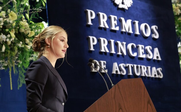 Doña Leonor durante su intervención