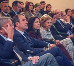Su Majestad la Reina Doña Sofía durante la presentacion del proyecto “America&Spain250 Initiative”