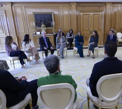 Audiencia de la Reina a una representación de la Asociación Española de Porfiria
