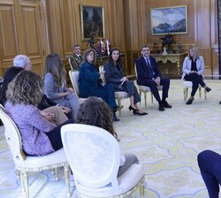 Audiencia de Doña Letizia a una a una representación de la Asociación Española de Porfiria