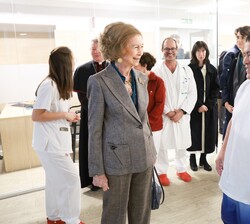 Visita de Su Majestad la Reina Doña Sofía a la Fundación Instituto San José