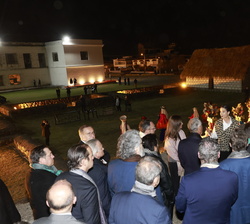 Su Majestad el Rey junto a los Jefes de Estado y de Gobierno visitan unas ruinas incas antes de la cena inaugural de la XXIX Cumbre Iberoamericana