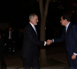 Su Majestad el Rey recibe el saludo del ministro para la Transformación Digital y de la Función Pública, Óscar López