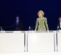 La Reina Sofía en el escenario