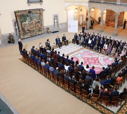 Vista general de la audiencia con la XXVII promoción del Cuerpo Superior de Sistemas y Tecnologías de la Información de la Administración del Estado