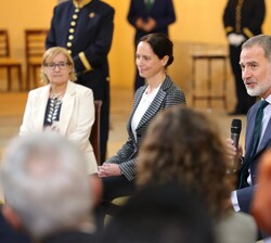 Su Majestad el Rey durante la audiencia a la XXVII promoción del Cuerpo Superior de Sistemas y Tecnologías de la Información de la Administración del 