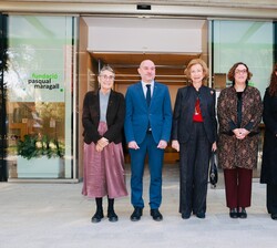 Entrada de la Fundación Pasqual Maragall, donde la Reina Sofía visitó el Centro de Investigación “Barcelonaβeta Brain Research Center (BBRC