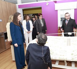 Su Majestad la Reina realizó una breve visita a las instalaciones del Centro de Referencia Estatal de Autonomía Personal y Ayudas Técnicas (CEAPAT)