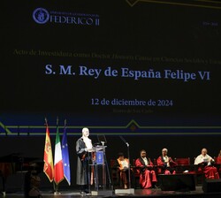 El Rey en su intervención