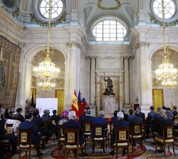 Vista general durante la intervención de Su Majestad el Rey