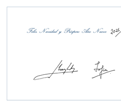 Felicitación de Navidad de Sus Majestades los Reyes Don Juan Carlos y Doña Sofía