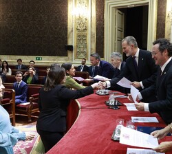 Acto de la entrega de los despachos a los setenta y nueve nuevos fiscales de la LXII promoción de la Carrera Fiscal