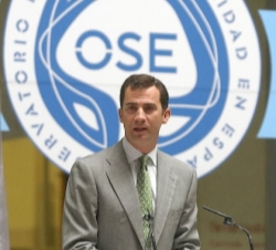 Don Felipe durante el discurso