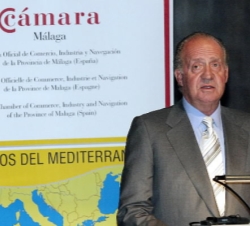 El Rey durante el discurso