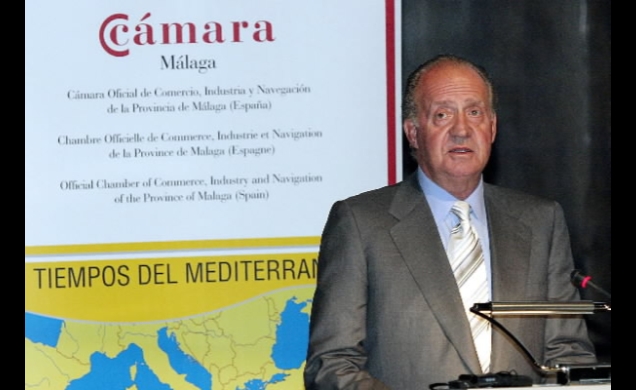 El Rey durante el discurso