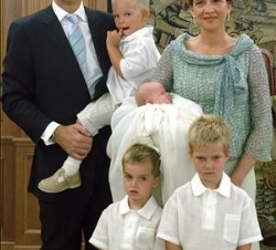 Los Duques de Palma con sus hijos