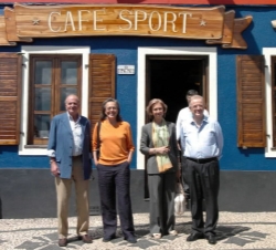 Los Reyes en el "Peter´s Café"