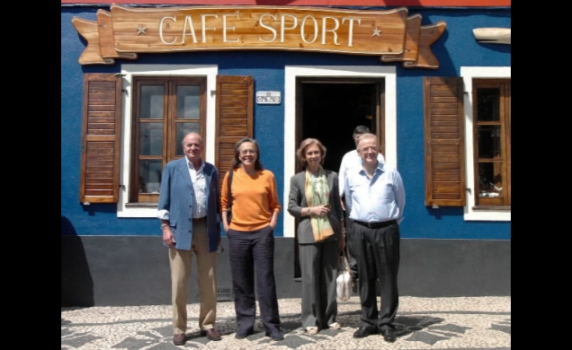Los Reyes en el "Peter´s Café"