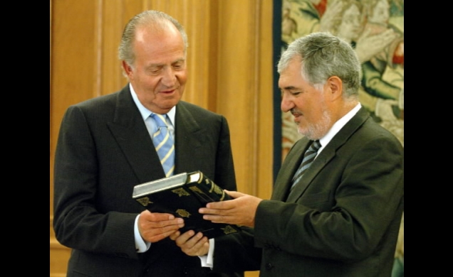 El Rey con el Fiscal General del Estado