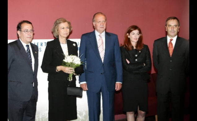 Los Reyes con los presidentes de las Fundaciones Víctimas del Terrorismo