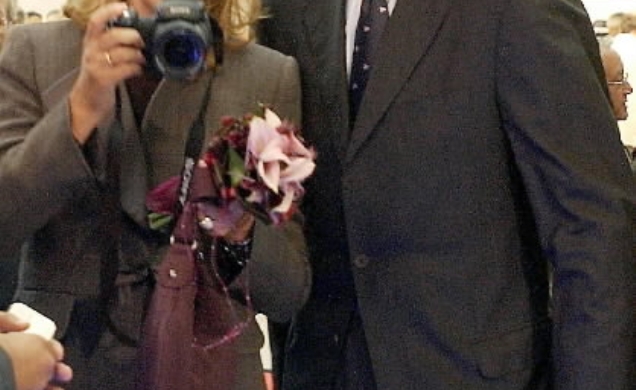 Los Duques de Palma durante la inauguración