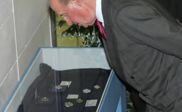 El Rey durante la inauguración