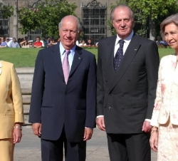 Ceremonia de recibimiento oficial. Palacio de la Moneda. Santiago de Chile, 14 de enero de 2004