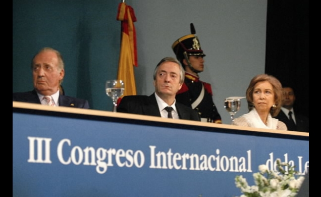 Inauguración del Congreso de la Lengua Española.Teatro Círculo. Rosario, 17 de noviembre de 2004
