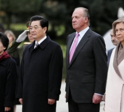 Los Reyes, con el Presidente de China y su esposa
