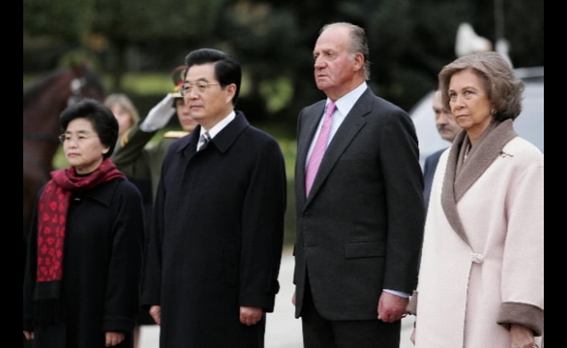 Los Reyes, con el Presidente de China y su esposa