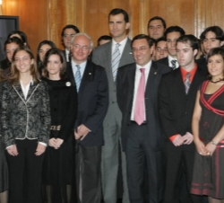 El Príncipe con los ganadores