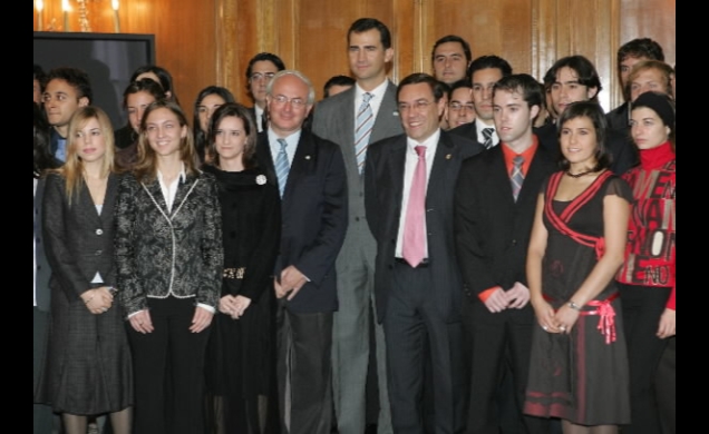 El Príncipe con los ganadores