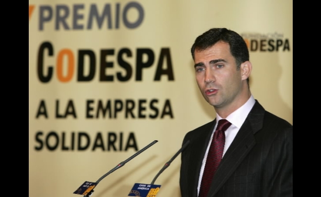 El Príncipe, durante sus palabras
