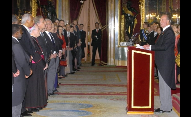 El Rey, durante su discurso