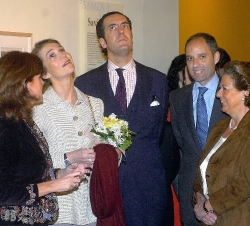 Los Duques de Lugo acompañados por el presidente de la Generalitat valenciana, Francisco Camps, y la alcaldesa de Valencia, Rita Barberá