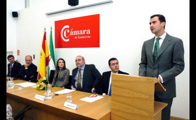 El Príncipe, durante su discurso