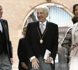 Sus Majestades los Reyes, con Sergio Pitol