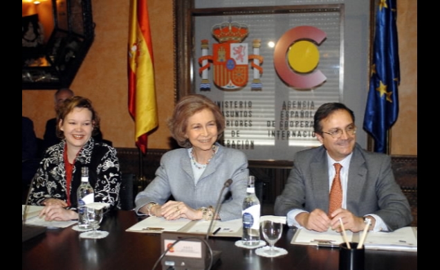 Durante la reunión que mantuvo con responsables de distintas ONG's