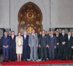 Audiencia con el Comité Mixto de Enlace Fijo Europa-África a través del Estrecho de Gibraltar
Palacio Marshan. Tánger, 19 de enero de 2005