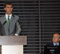 Don Felipe durante su intervención