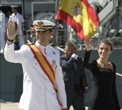 Los Príncipes, a su llegada