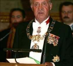Su Majestad el Rey durante su intervención